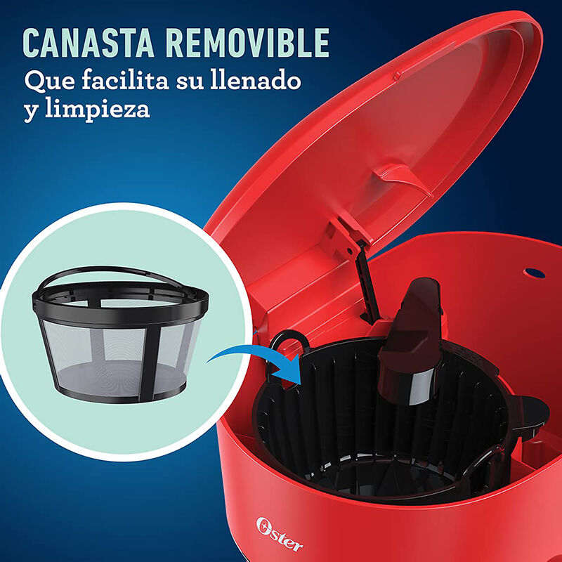 Cafetera Oster Programable 12 Tazas Roja image number null