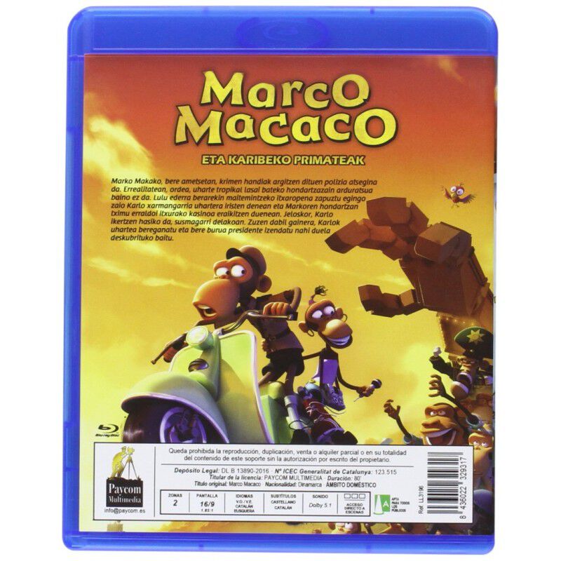 Marko Makako Eta Karibeko Primateak [blu-ray] image number null