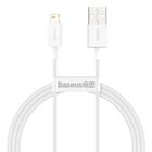 Cable de Carga Rápida USB a Lightning 2.4A de 1m Blanco