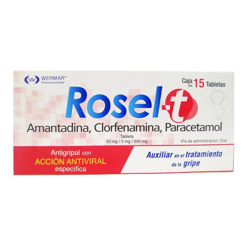 Rosel-t 50/3/300 Mg 15 Tableta(s) image number null
