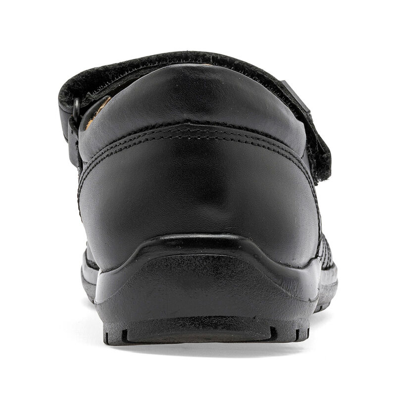 Coqueta Zapato Escolar De Piel Para Mujer Negro... image number null