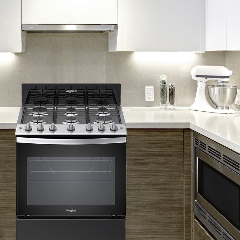 Estufa Al Piso. 30 Negro. Whirlpool&reg; image number null