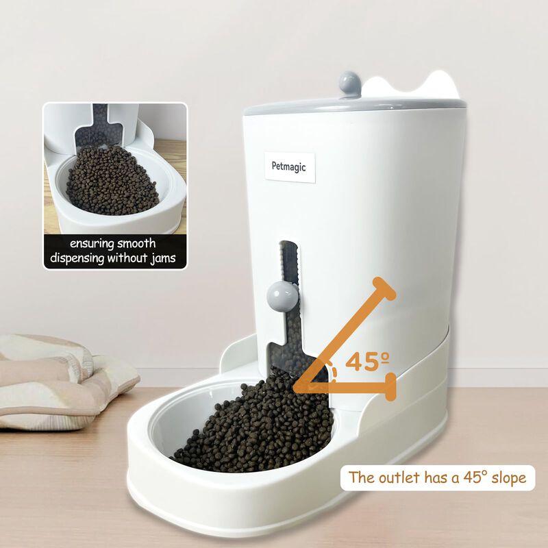 Comedero Autom&aacute;tico Para Gatos Petmagic, Juego ... image number null