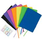 Fundas El&aacute;sticas Para Libros Kicnic Pack De 7 Unidades 23 &times; 28 cm