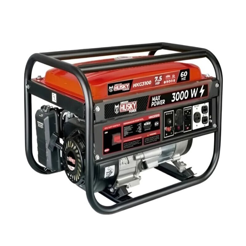 Generador Port&aacute;til Con Motor A Gasolina Husky 2... image number null