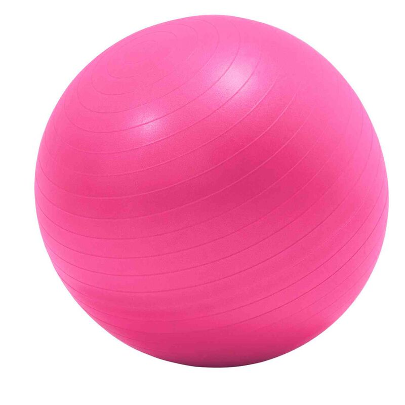 Pelota Pilates Yoga Rosa 60 Cm Fitness + Bomba ... image number null