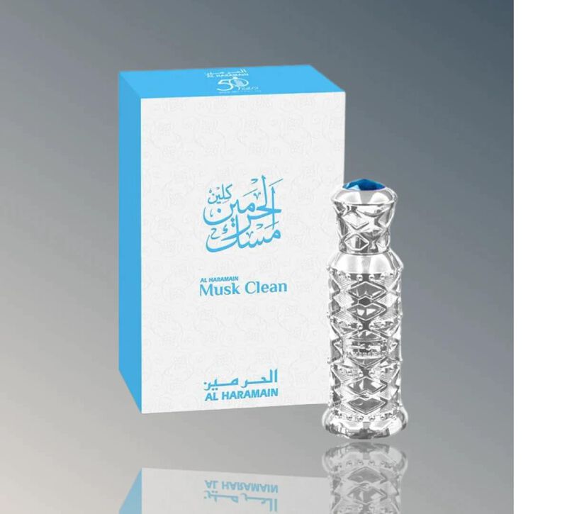 Perfume Al Haramain Musk Clean, Aceite De Perfu... image number null