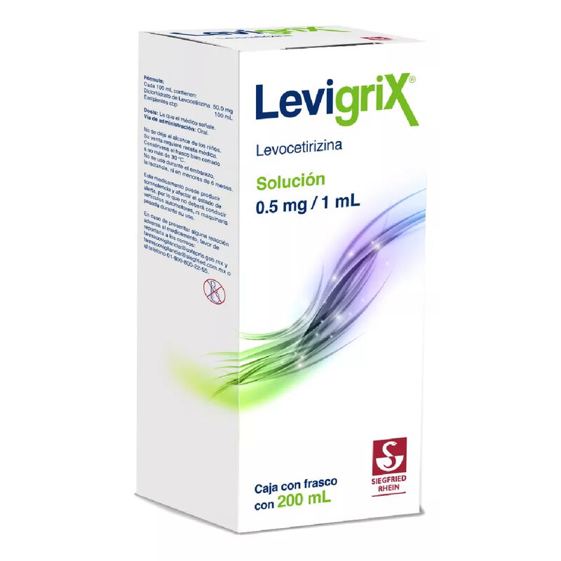 Levigrix Soluci&oacute;n 50 Mg, 1 Frasco 200 Ml image number null