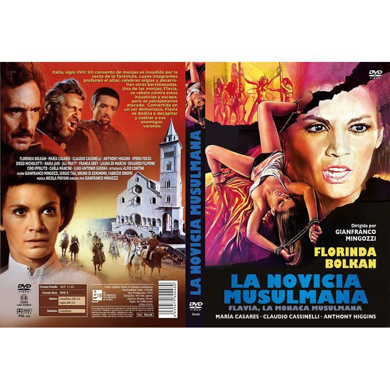 La Novicia Musulmana 1974  Dvd Flavia, La Monac... image number null