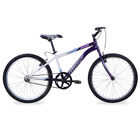 Bicicleta WOLF Monta&ntilde;a R24 Acero 1V. Morado/Blanco Hombre