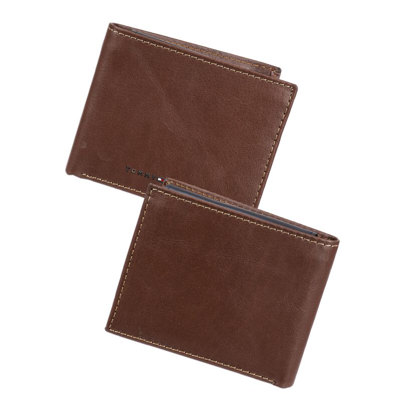 Cartera Tommy Hilfiger De Piel Aut&eacute;ntica Con Bl... image number null