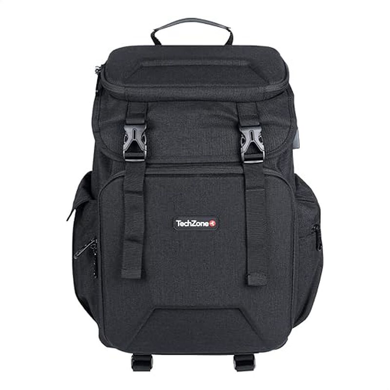 TechZone Mochila Backpack Glory Color Negro con... image number null