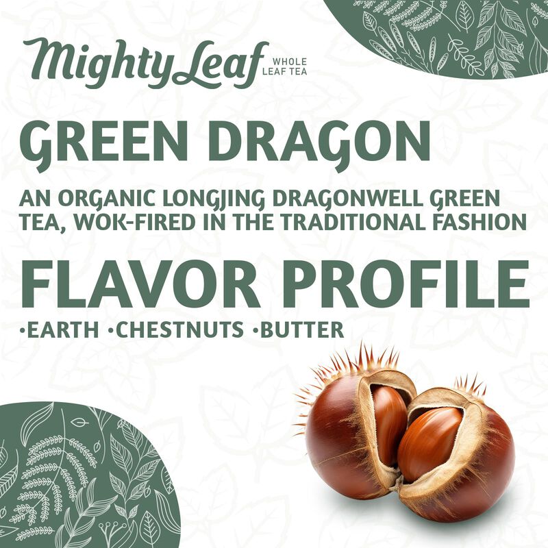 T&eacute; Mighty Leaf Green Dragon 100 Bolsas De Hoja ... image number null