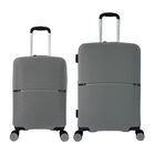 Set de Maletas Rigidas Peaktour Austria 20 y 24 pulgadas Candado TSA Color Gris