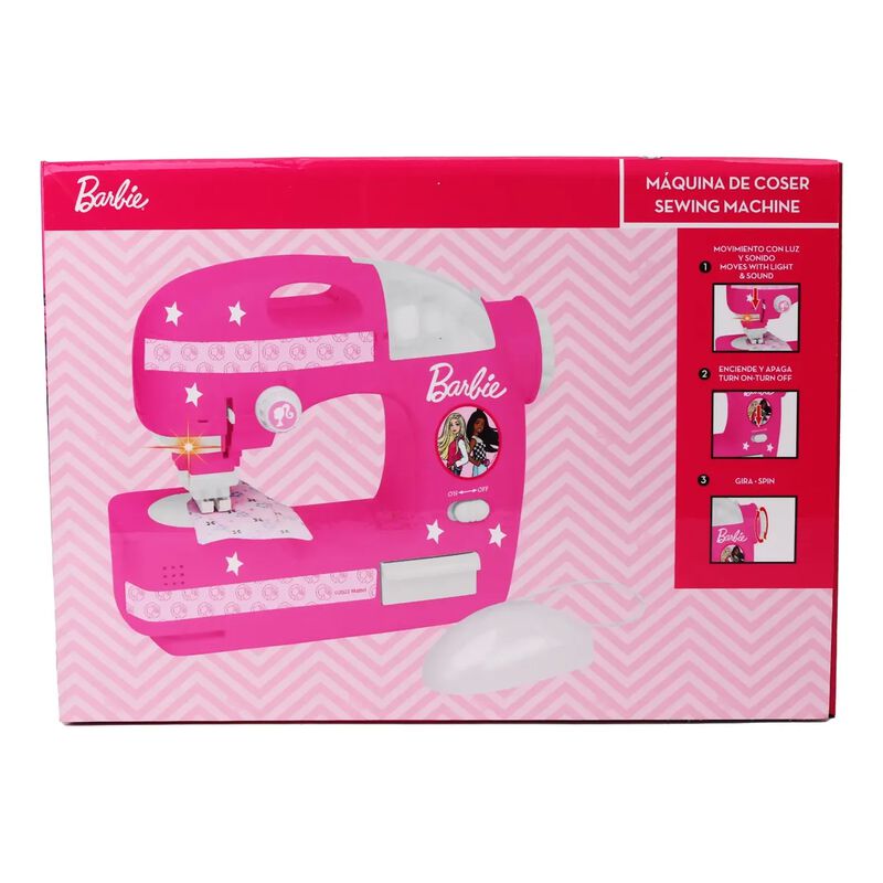 Barbie M&aacute;quina De Coser Con Luz Y Sonido Portat... image number null