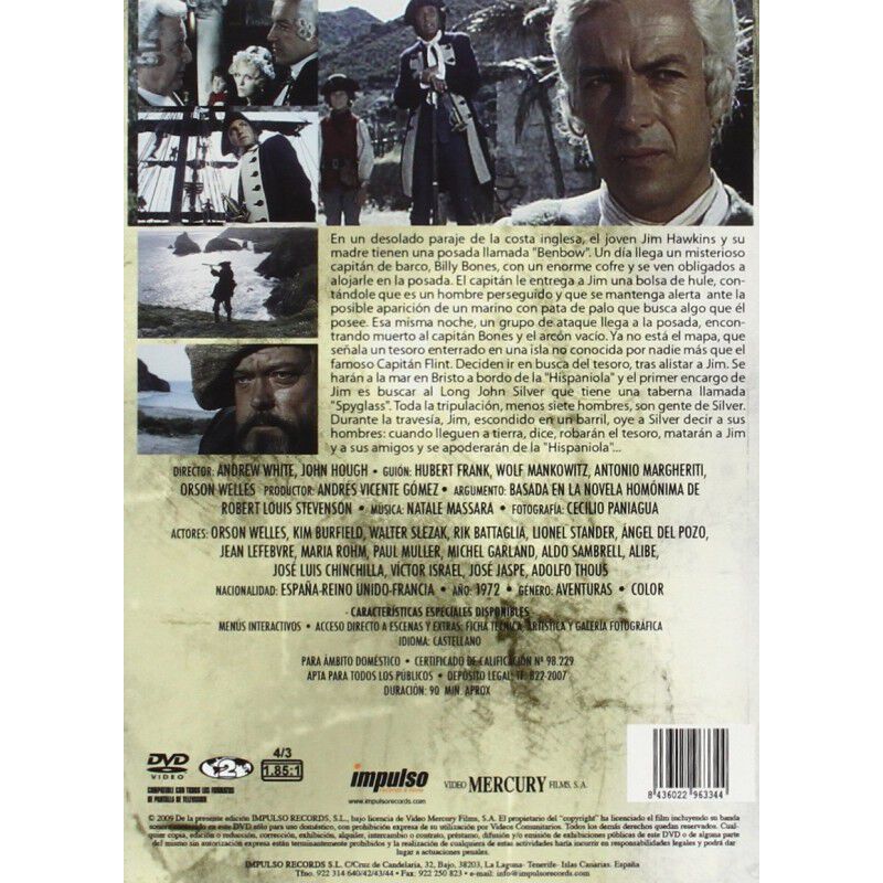 La Isla Del Tesoro (llamentol) [dvd] image number null