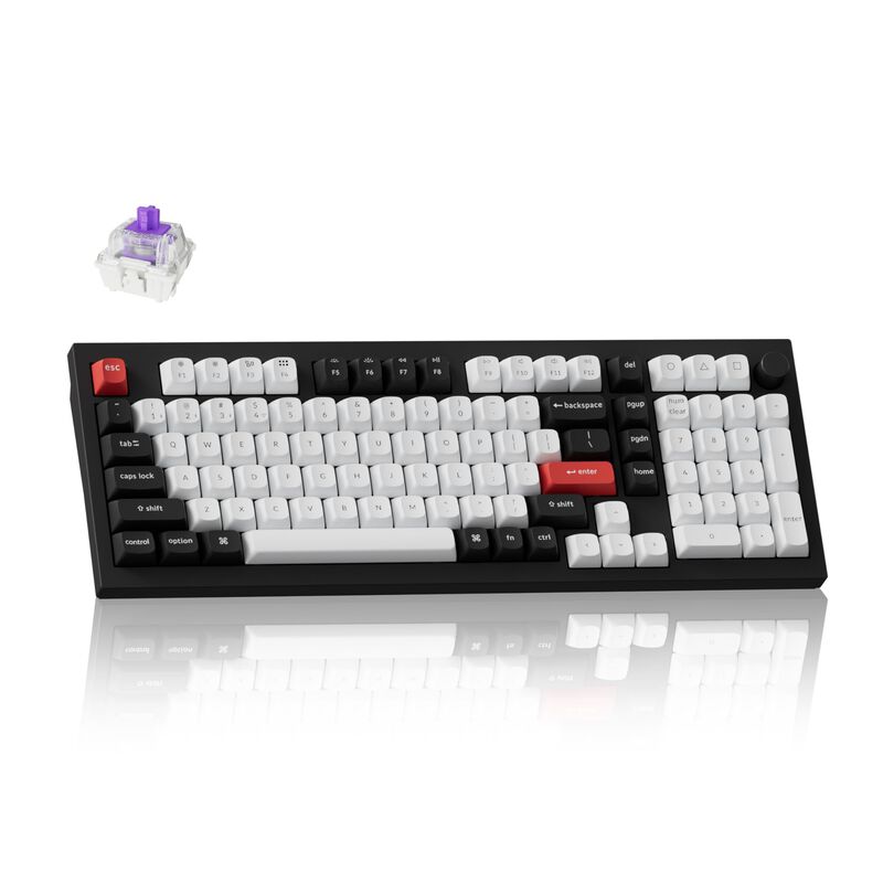 Teclado Keychron Q5 He Inal&aacute;mbrico Rgb Negro De... image number null