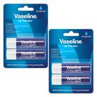 B&aacute;lsamo Labial Vaseline Lip Therapy Care Original, Paquete De 4, 4,7 Ml