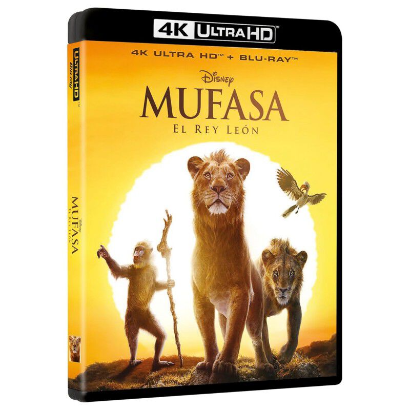 Mufasa: El Rey Le&oacute;n [4K UHD, Blu-ray] (2024) image number null