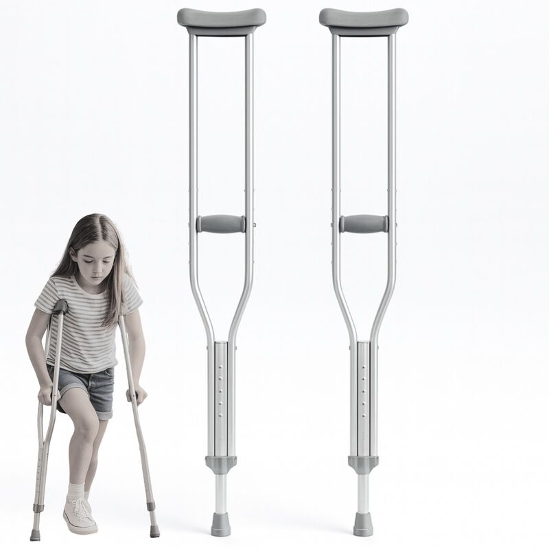 Muletas Infantiles Ajustables (110&ndash;137 cm) de A... image number null