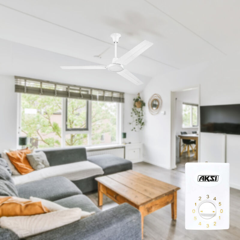 Ventilador Techo Aksi 56 pulg Uso Rudo 5 Veloci... image number null