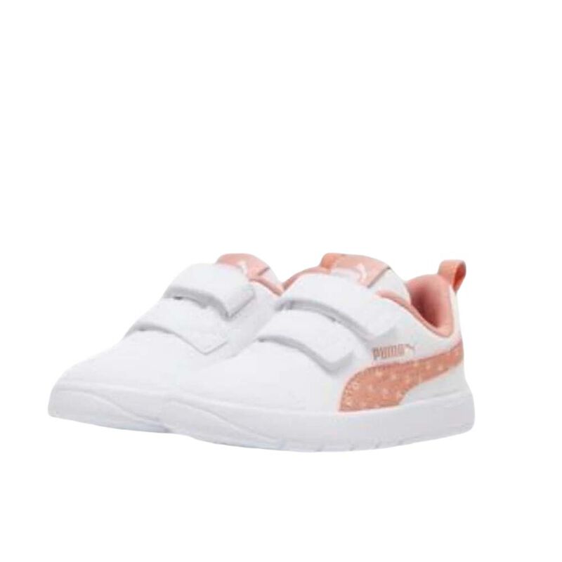 Tenis Puma para Ni&ntilde;a Courtflex Blanco-Rosa image number null