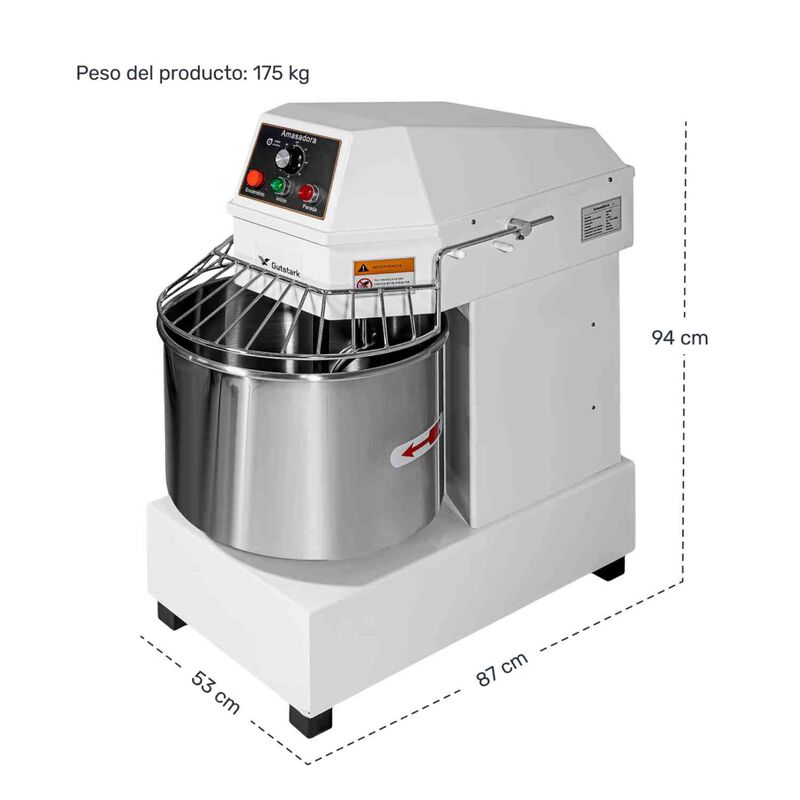 Amasadora Industrial Comercial 50 Litros 20kg 2... image number null