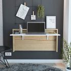 Escritorio Flotante Para Pared Modelo London Color Duna