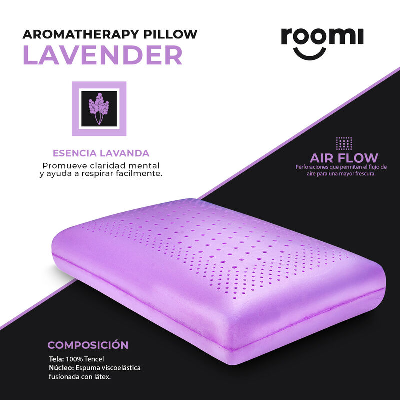 Almohada Roomi Est&aacute;ndar Memory Foam Aromaterapi... image number null