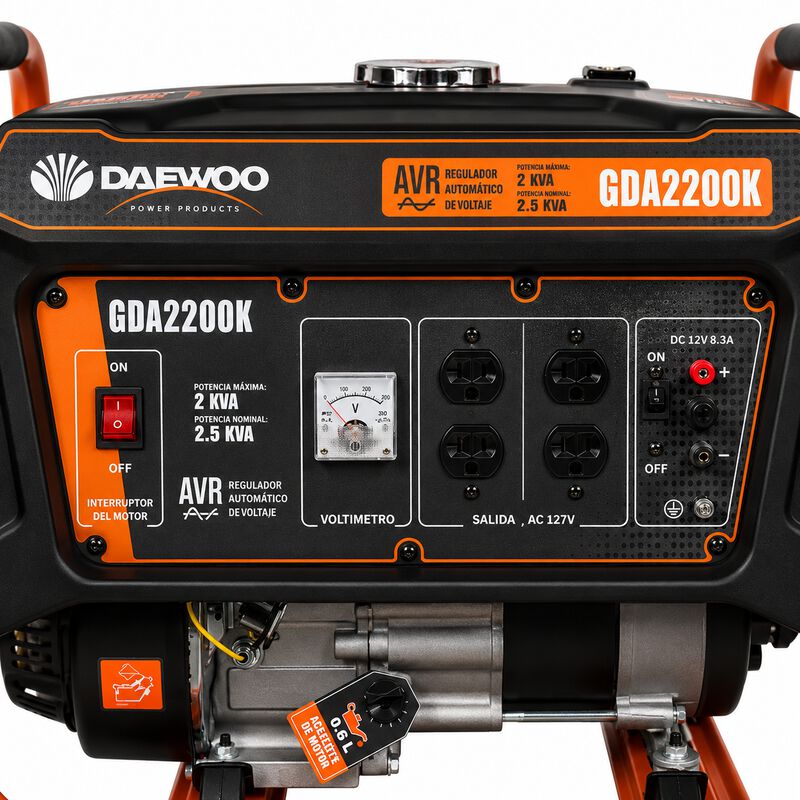 Generador Gasolina 2.5 Kva 212 Cc 10 H Autonom&iacute;... image number null