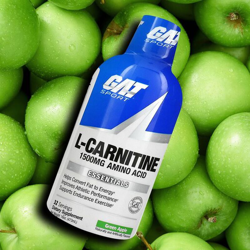 L carnitine 1500 Gat Green Apple 400 gr image number null