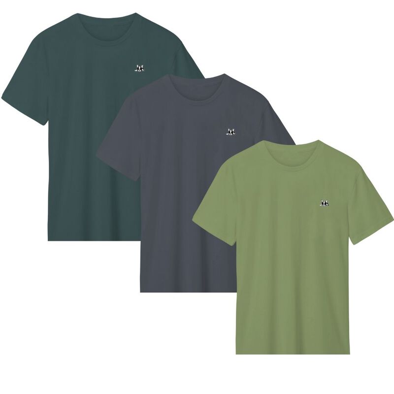 Set de 3 playeras Bark and Hide Playera Para Ho... image number null