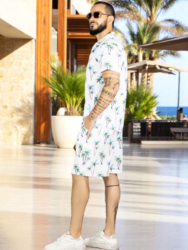 Conjunto Hombre Verano Camisa y Short a Juego C... image number null