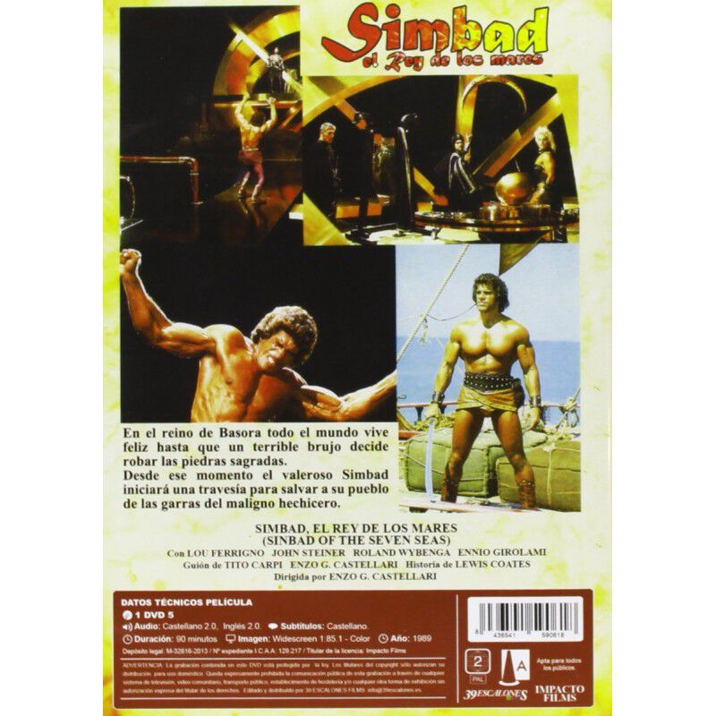 Simbad, el rey de los mares [DVD] (1989) Simbad... image number null