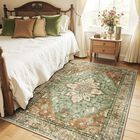 Alfombra De &Aacute;rea Releany 122 cm Ladrillo/marr&oacute;n/verde