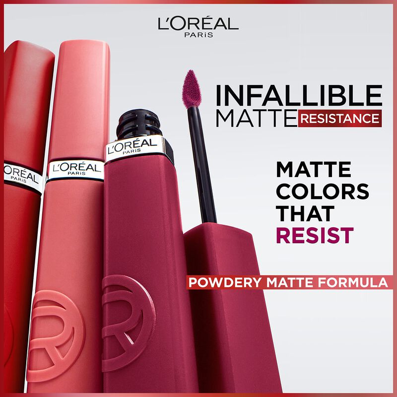 L&aacute;piz Labial L&iacute;quido L'or&eacute;al Paris Infallible M... image number null