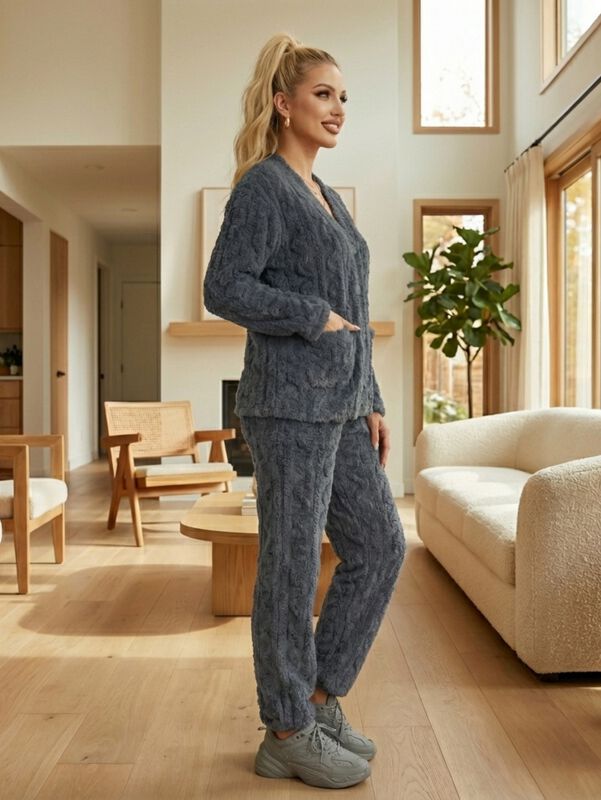 Conjunto de 2 Piezas para Dama CONJ-099 Negro E... image number null