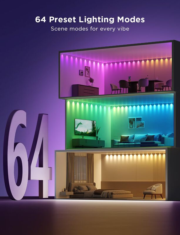 Cadena De Luces Led Inteligentes Govee Rgbic De... image number null