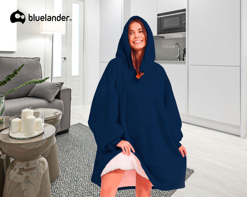 Sudadera Cobija Manta con Borrega  Ligera Multi... image number null