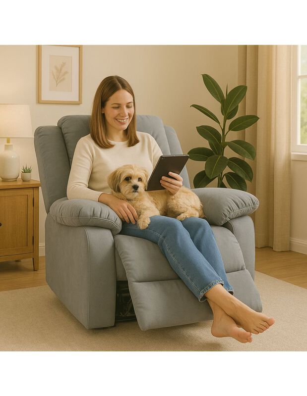 Sof&aacute; Reclinable Boston 3 Ajustes de Posiciones ... image number null