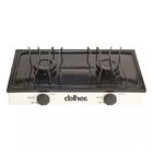 Parrilla De Gas Delher 2 Quemadores Blanco/Hueso