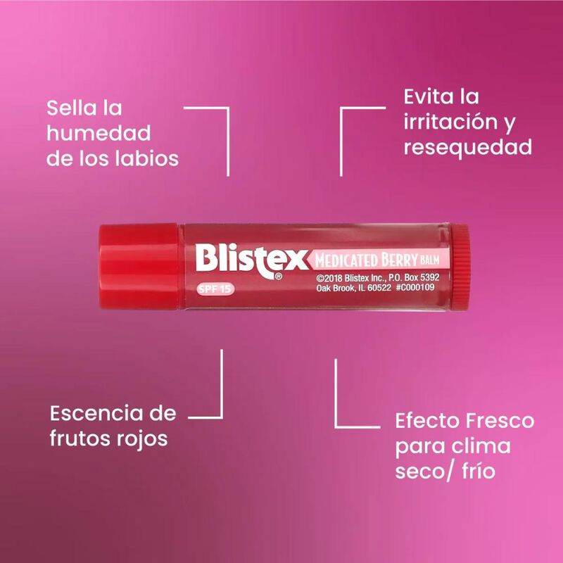 Lpz Lab Blistex Frutos Rojos 4 G 4 Gramos image number null