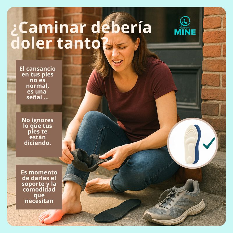 1 Par de Plantilla ergon&oacute;mica 4D para Mujer | S... image number null