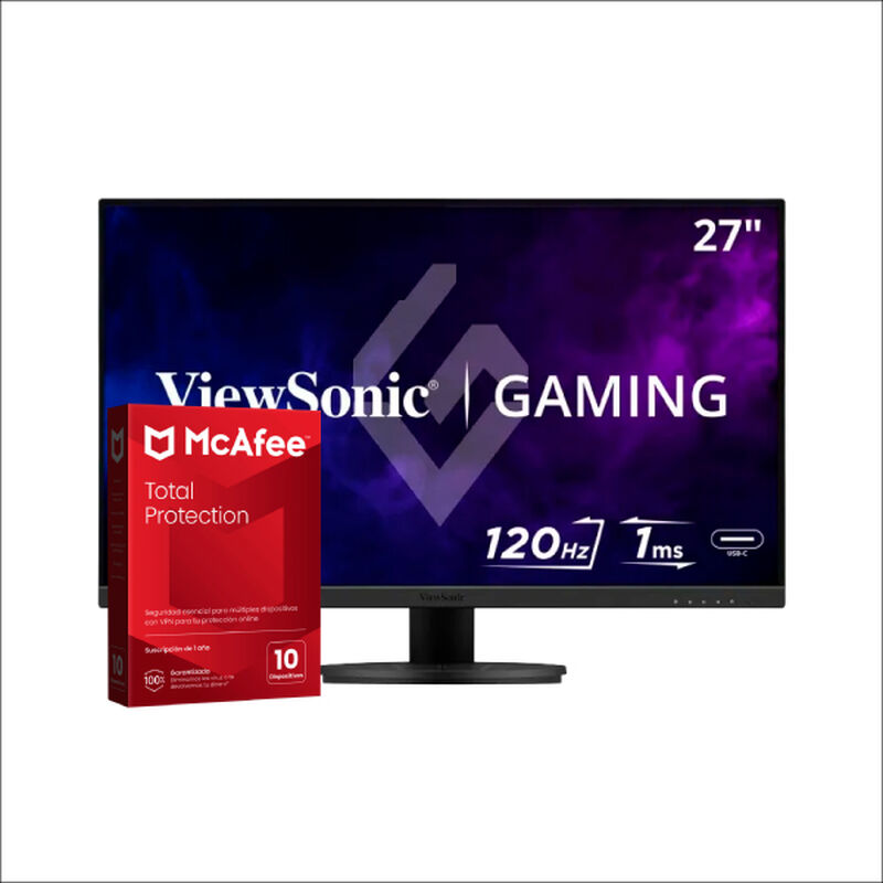 Monitor Gamer ViewSonic 27" + Antivirus McAfee ... image number null