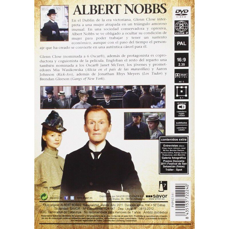 Albert Nobbs (dvd) image number null