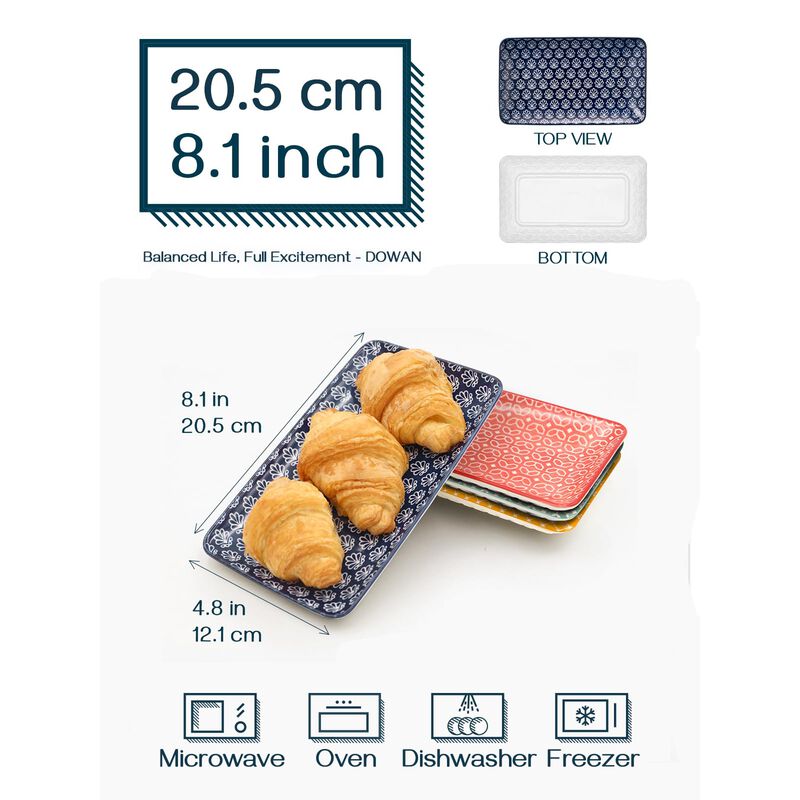 Platos de Ensalada Dowan 20 cm, Juego de 6, Col... image number null