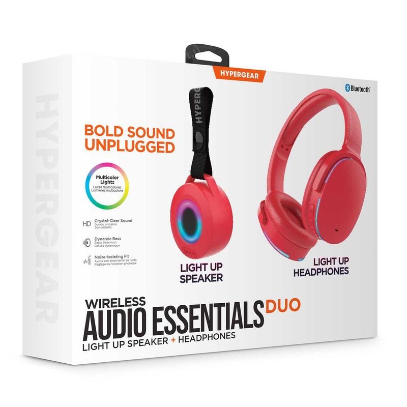 Aud&iacute;fonos y bocina combo HYPERGEAR Rojo Stereo ... image number null