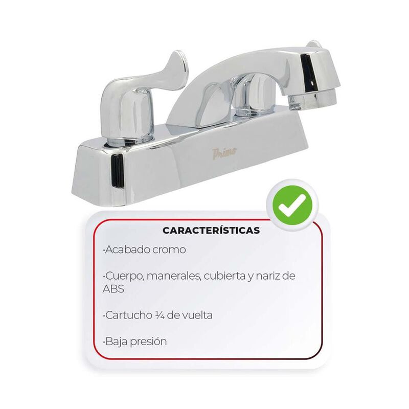Mezcladora ABS para Lavabo, Manerales de Palanc... image number null