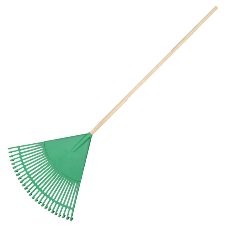 GIMEX|Escoba Para Jardin Plastica Fija 26 Dient... image number null