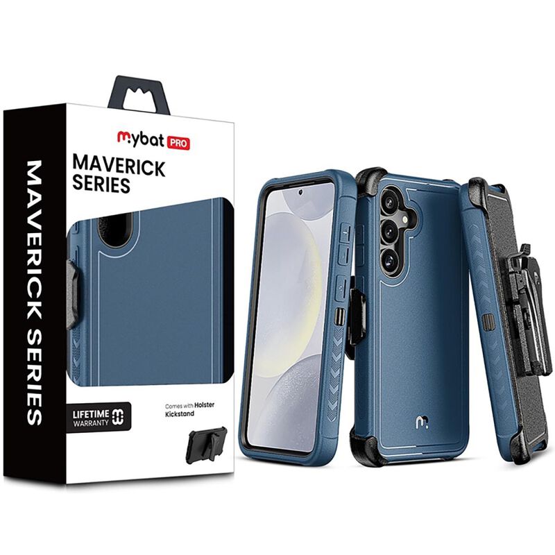 Funda Mybat Maverick Clip Para Samsung S25 Azul image number null